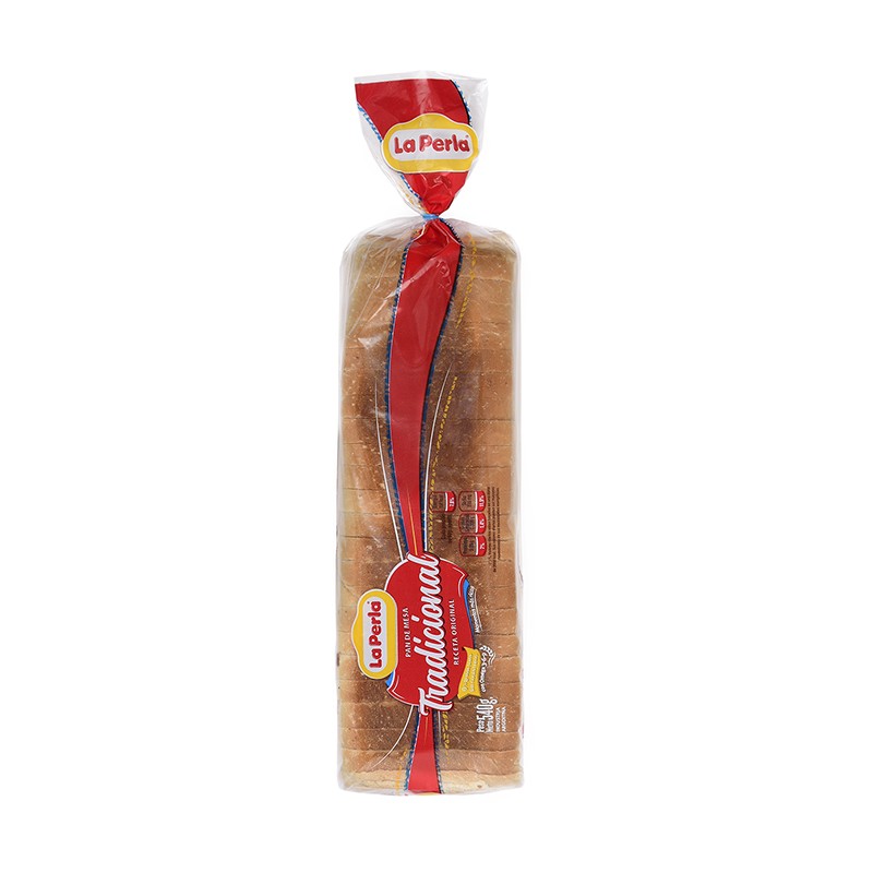 Pan Lactal Tradicional La Perla 550g