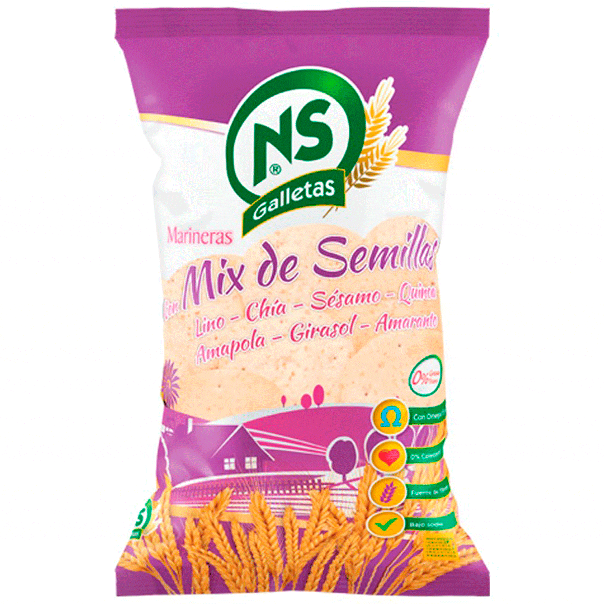 Galletitas Marineras Mix 7 Semillas Ns 300g