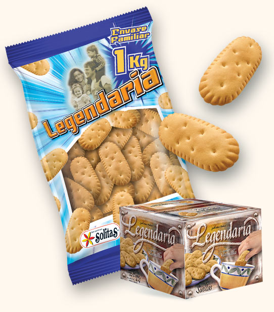 Galletitas dulces sabor vainilla Legendaria
