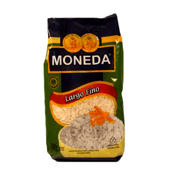 Arroz Largo Fino Moneda 500g