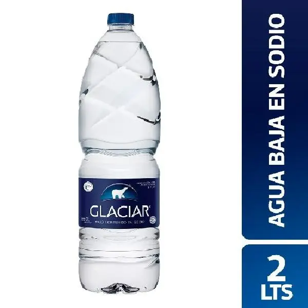 Agua mineralizada sin gas glaciar 2000 cc