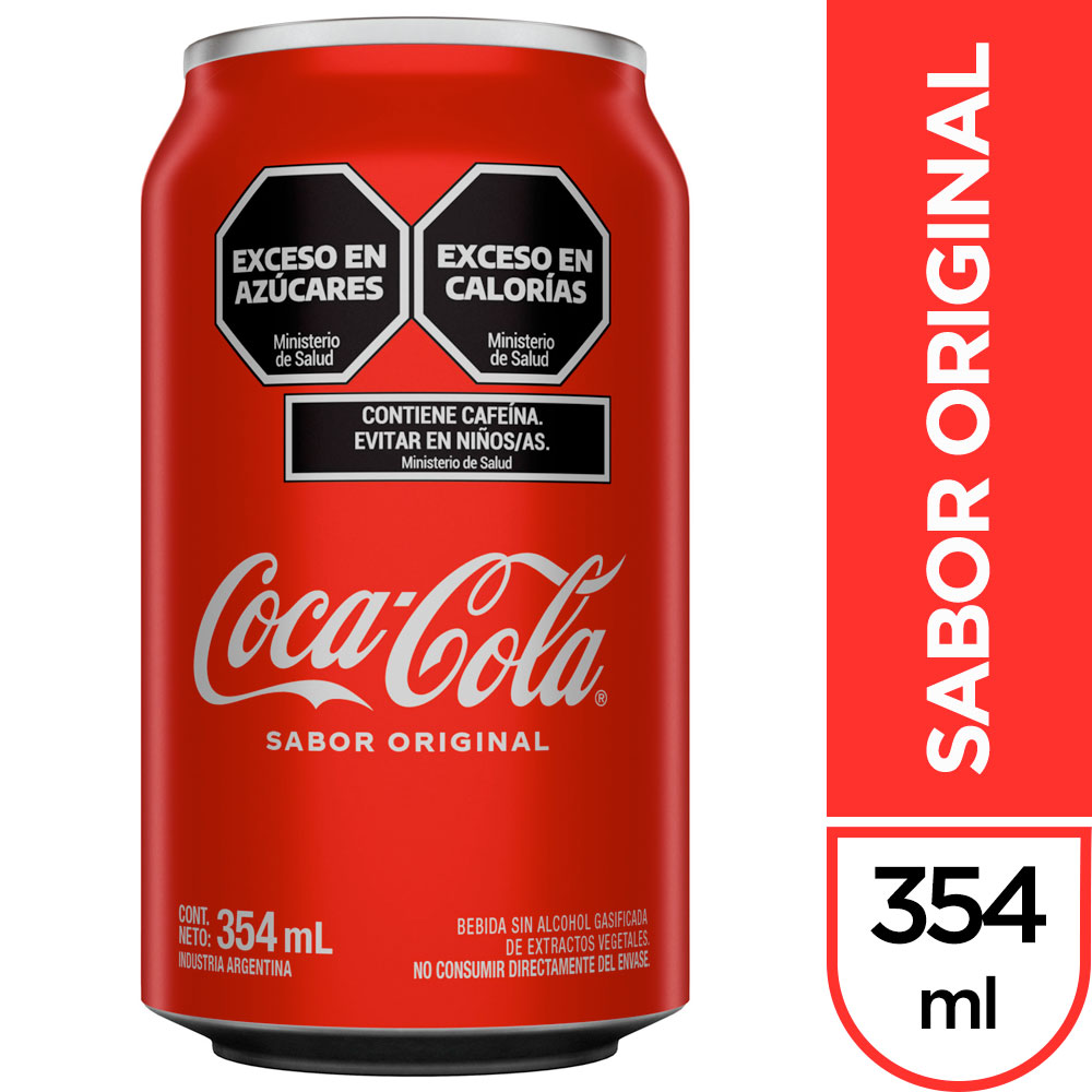 Gaseosa Lata Coca Cola 354 cc