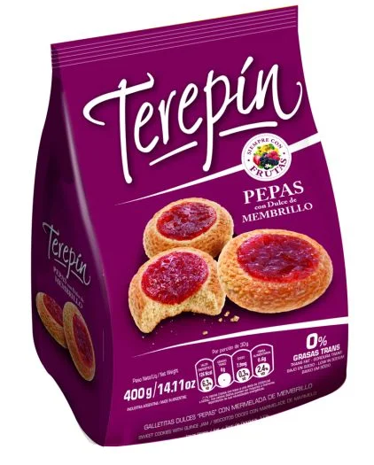 Pepas Caseritas Membrillo Terepin 400 g