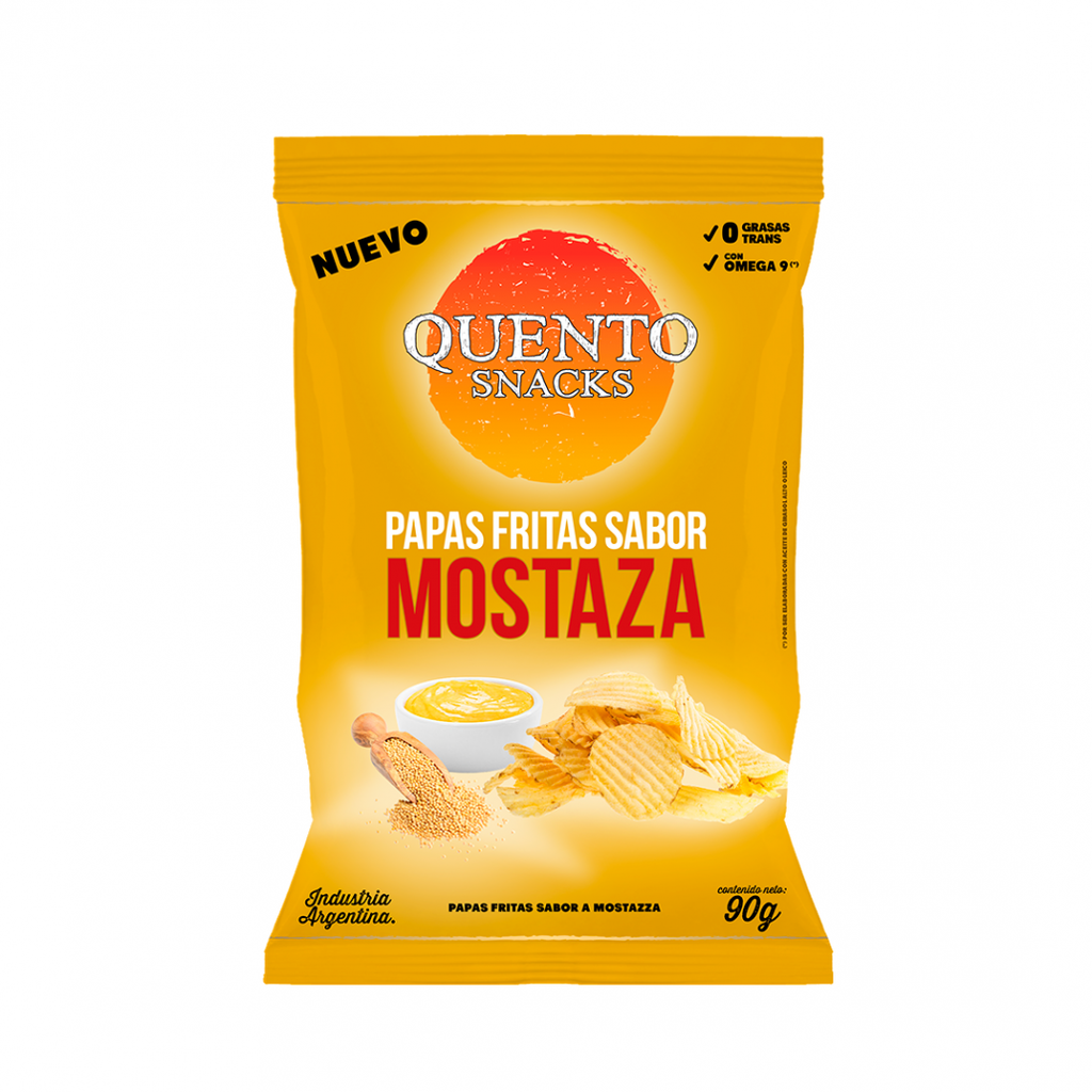 Snack Papas Fritas Mostaza Quento 82 g