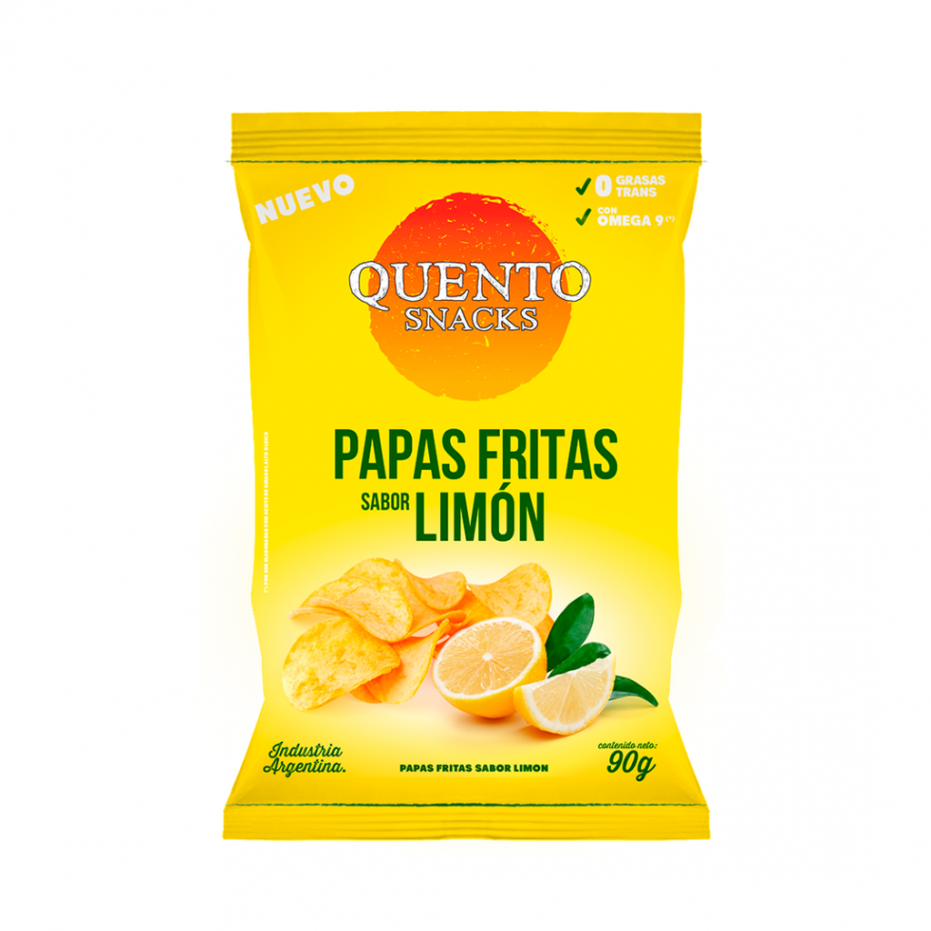 Snack Papas Fritas Limon Quento 82 g