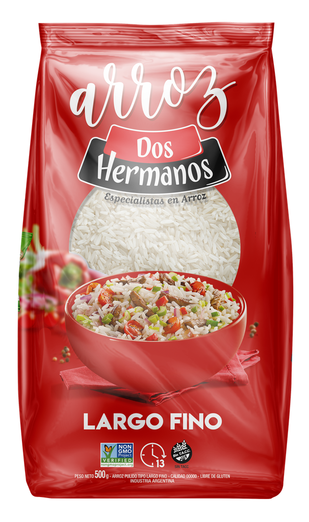 Arroz Grano Fino 00000 Dos Hermanos 500 g