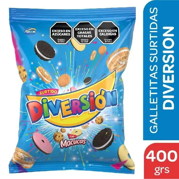 Galletitas dulces surtido diversión 400grs