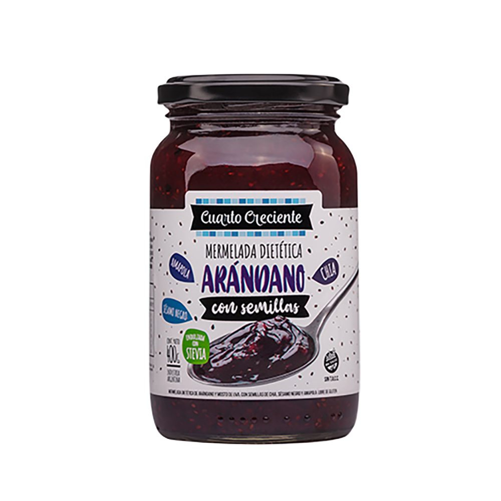 Mermelada Arándano Cuarto Creciente 400g