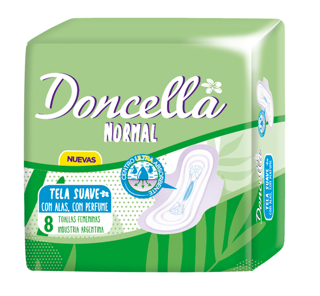 Toallitas Normal Con Perfume Doncella 8u