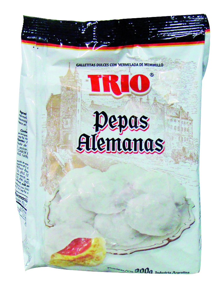 Galletitas Pepas Alemanas Trio 300g