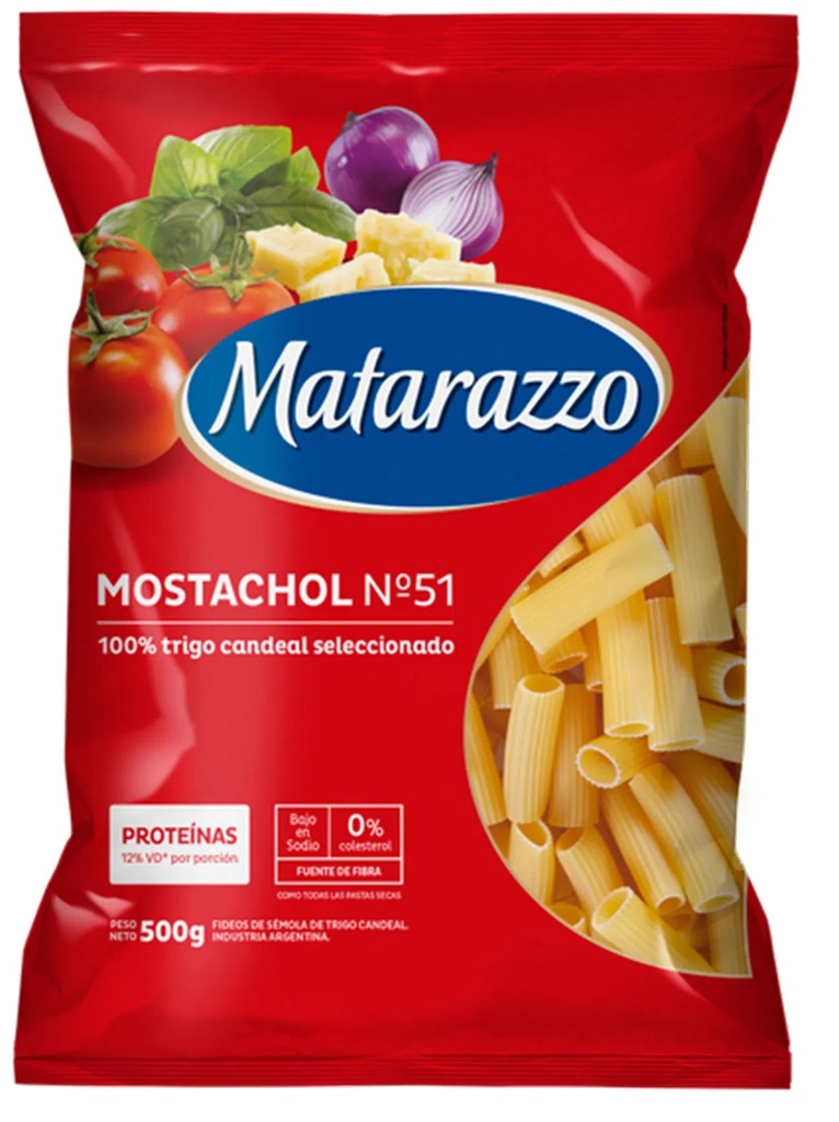 Fideos Mostachol n°51 Matarazzo 500g