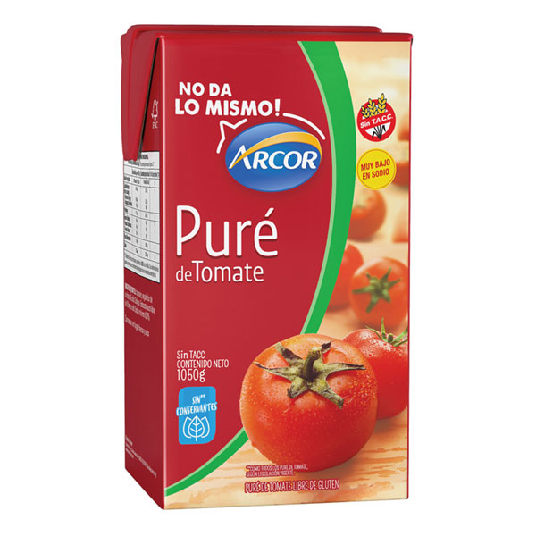 Puré De Tomate Arcor 1050g