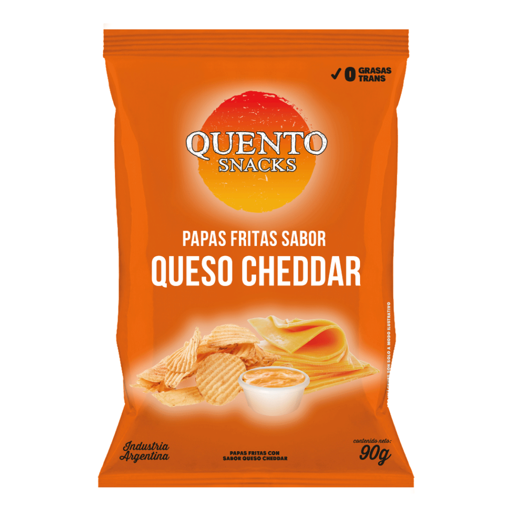 Papas Fritas Cheddar Quento 90g