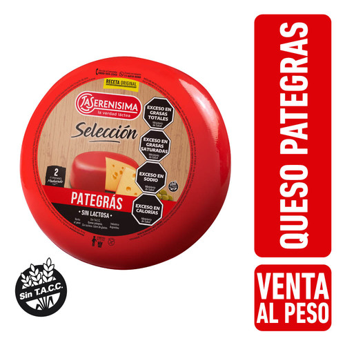 Queso Pategras La Serenisima x Kilo