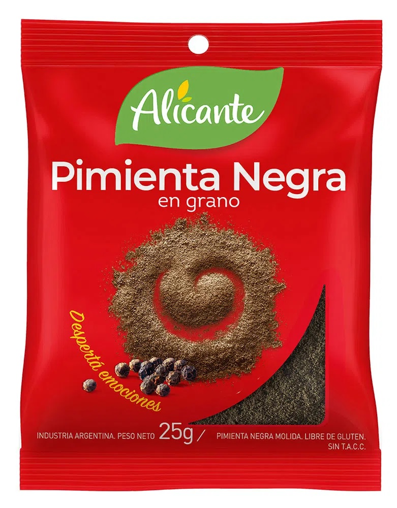 Pimienta Negra Grano Alicante 25g