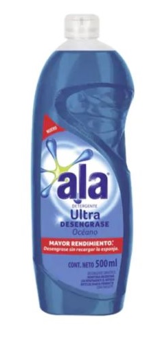 Detergente Ala Ultra Oceano 500 ml
