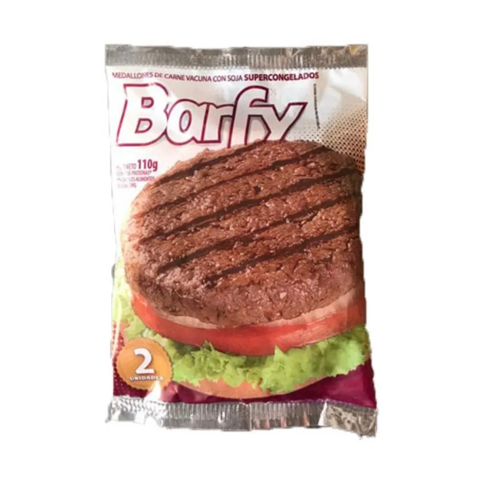 Hamburguesa Flow Pack Barfy 2u 110g