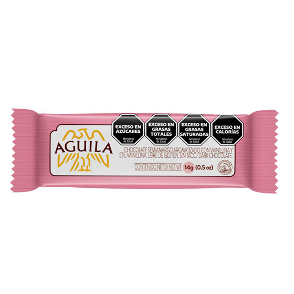 Chocolate Semiamargo Aguila 14g