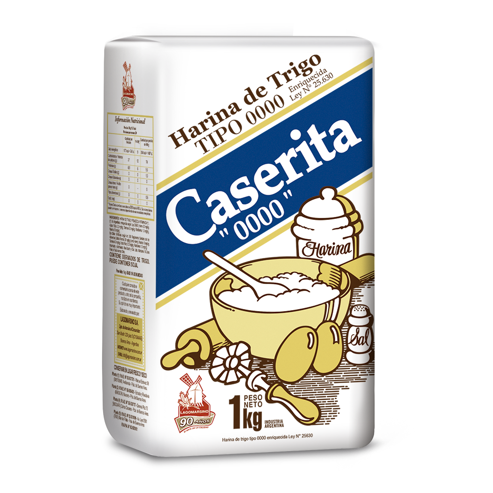 Harina 0000 Caserita 1Kg