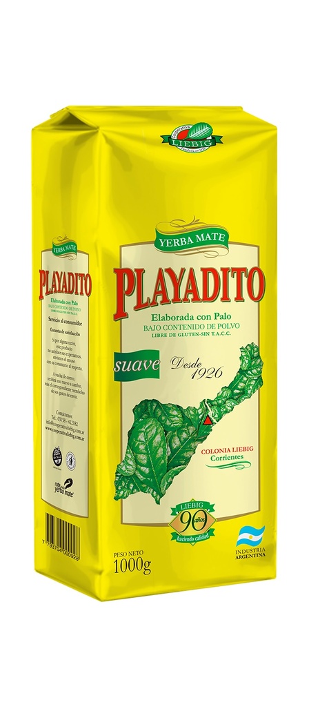 Yerba Con Palo Playadito 1Kg