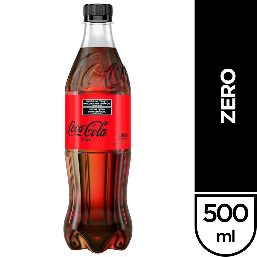 Gaseosa Cocacola Zero 500cc