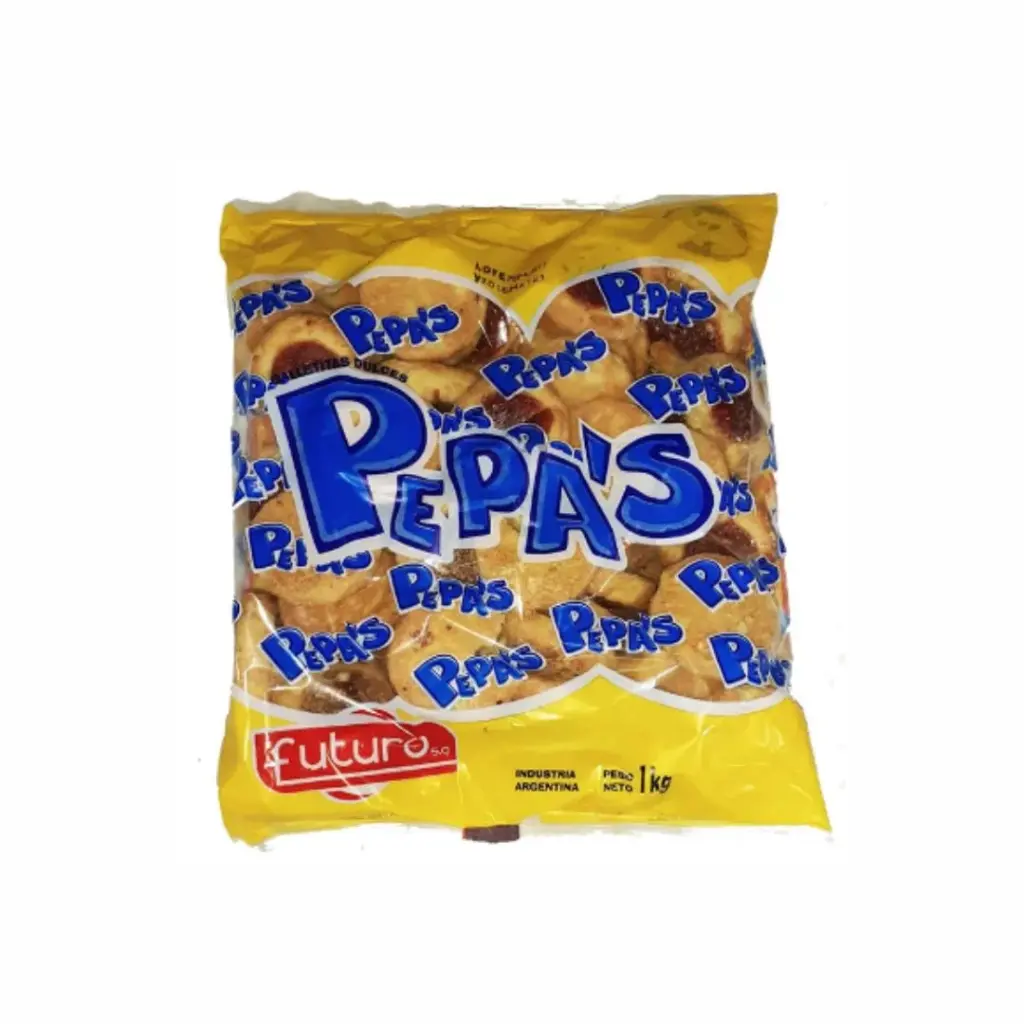 Galletitas Pepas Futuro 1 Kg