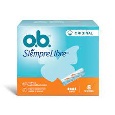 Tampón Super Siempre Libre Ob 8u