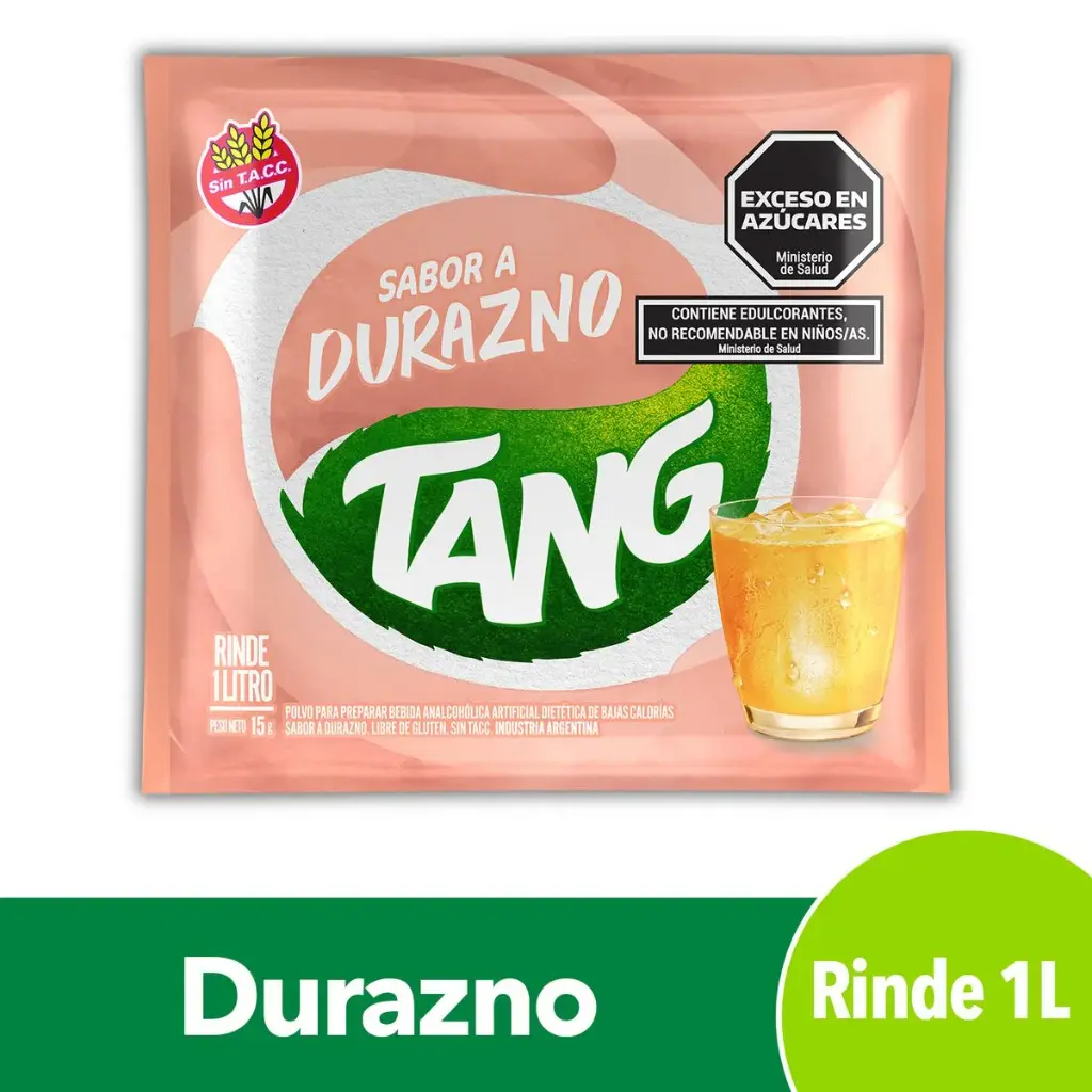 Jugo En Polvo Durazno Tang 15g