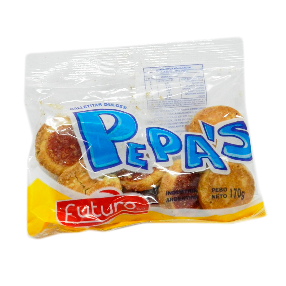 Galletitas Pepas Futuro 170 g