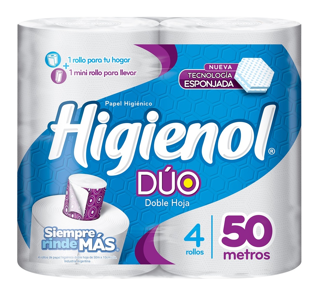 Higienol ph Duo Panal 50m