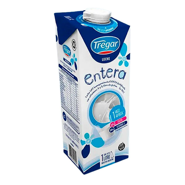 Leche Entera Tregar 1L