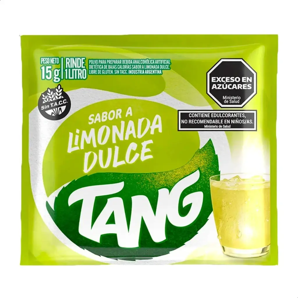 Jugo En Polvo Limonada Dulce Tang 15g