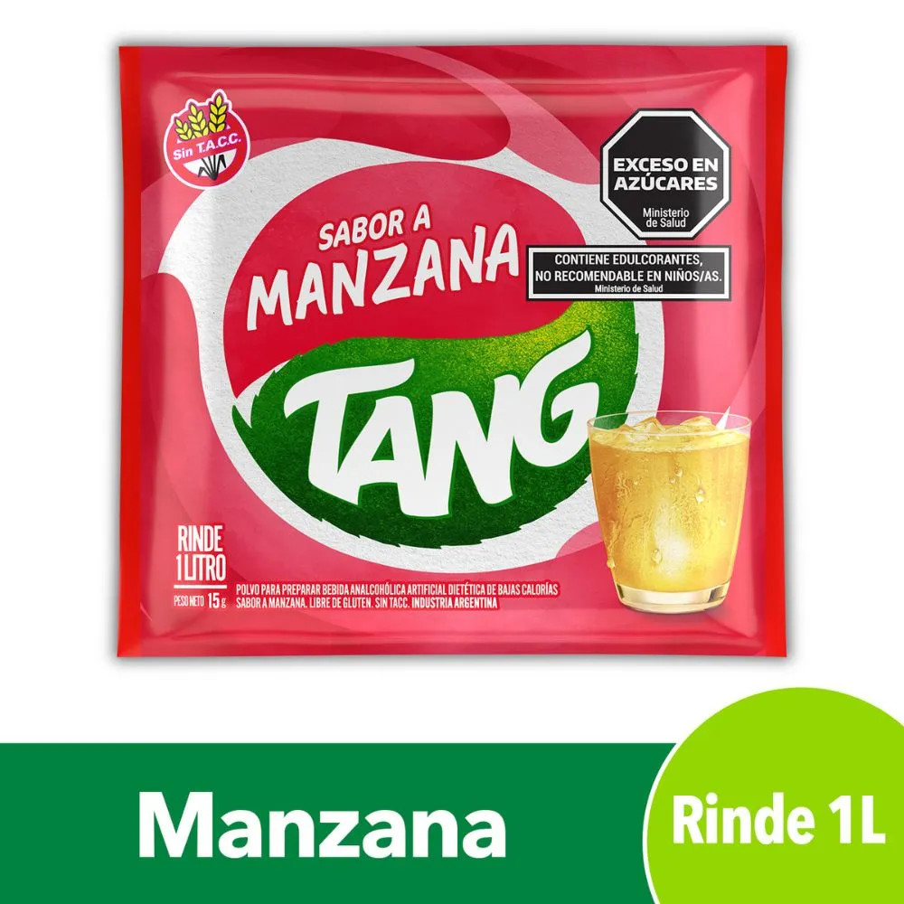Jugo En Polvo Manzana Roja Tang 15g