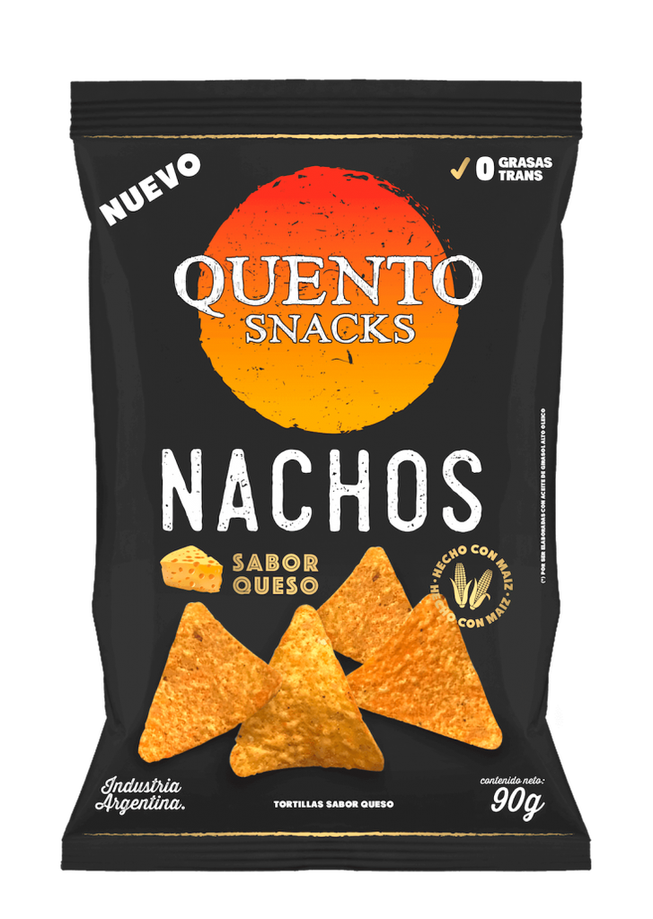 Snack Nachos Queso Quento 82 g