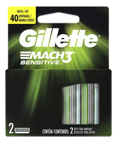 Repuestos Afeitadora Mach3 Sensitive Gillette 2u