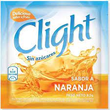 Jugo En Polvo Naranja Clight 8g