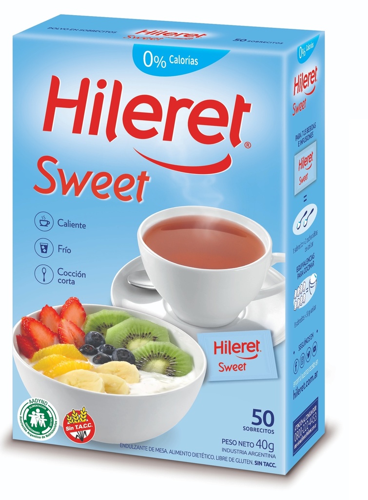 Edulcorante Sweet Forte Hileret 40 g