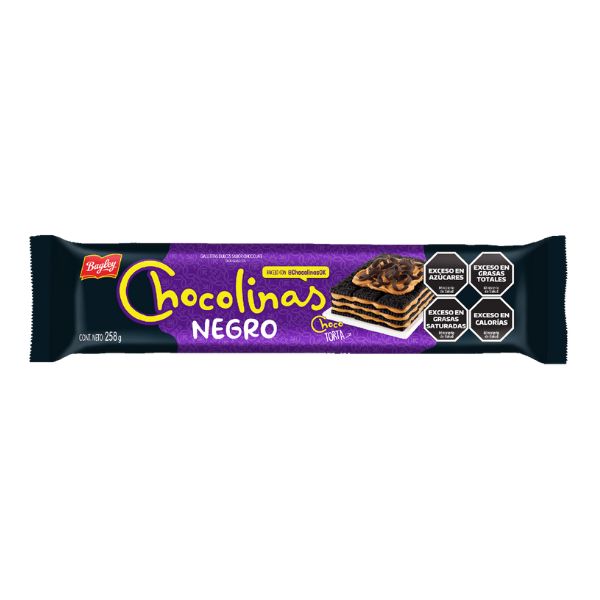 Galletitas Chocolinas Negro 245g