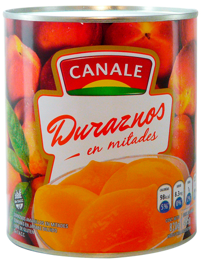 Duraznos en Almibar Canale 820g