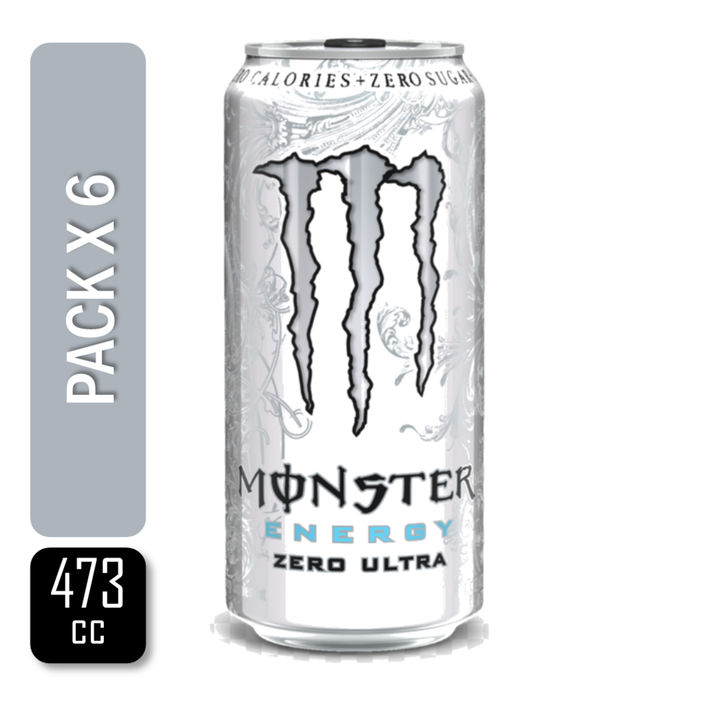 Bebida Energizante Ultra Zero Monster 473 cc