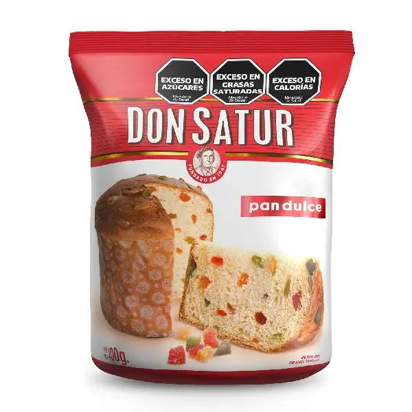 Pan dulce don satur con fruta 400grs