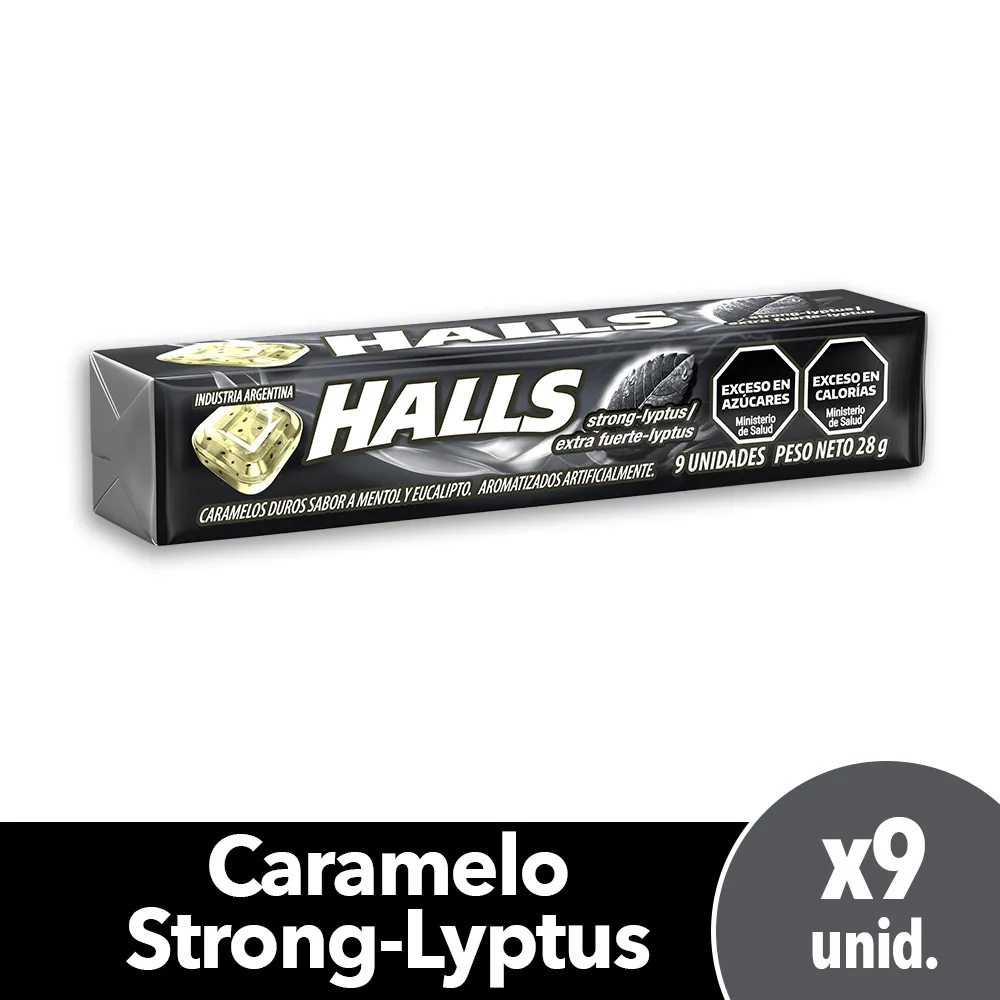 Caramelos Extra Strong Halls 25 g