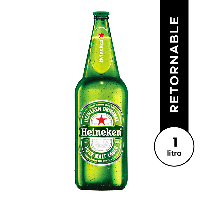 Cerveza Retornable Heineken 1000Ml