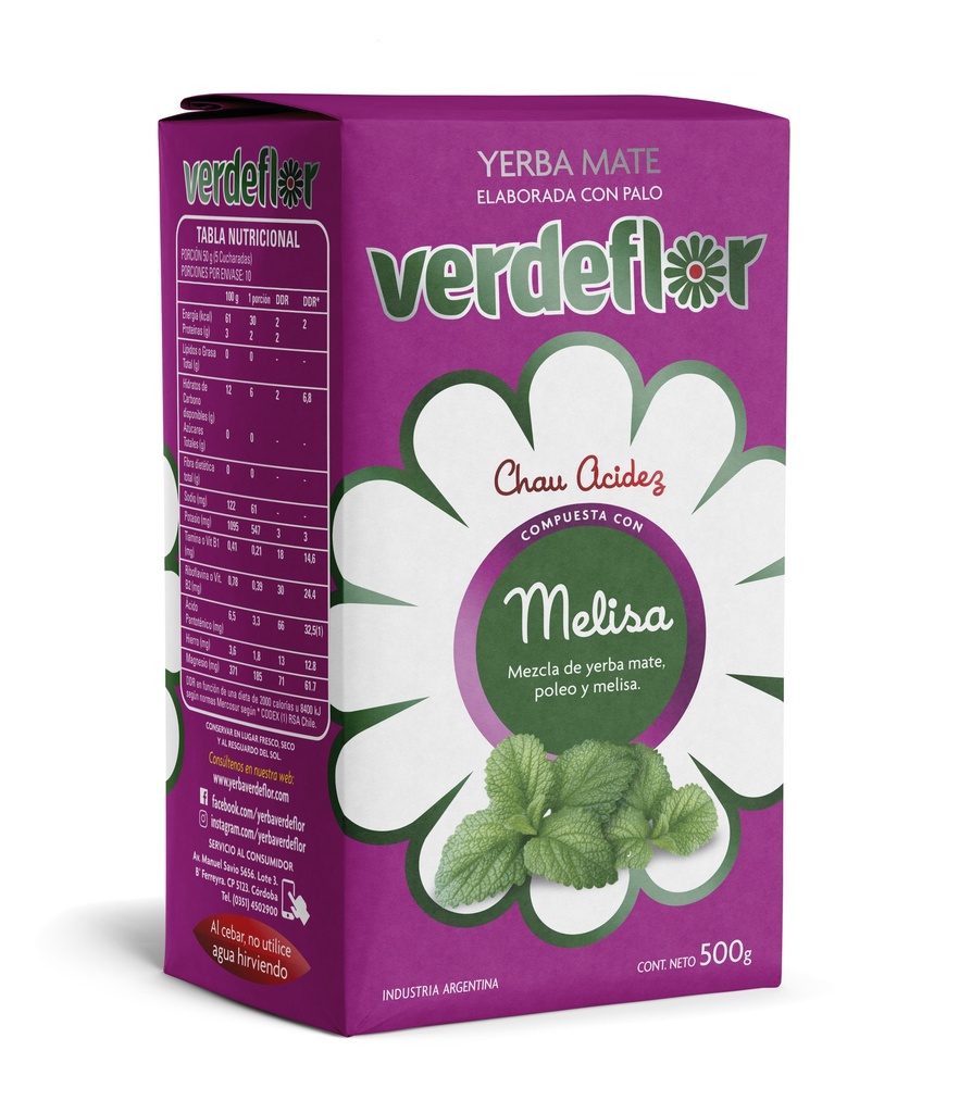 Yerba Melisa Verdeflor 500 g
