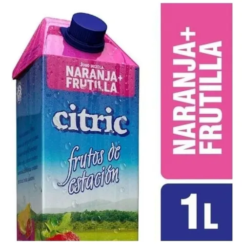 Jugo Naranja Frutilla Citric 1L