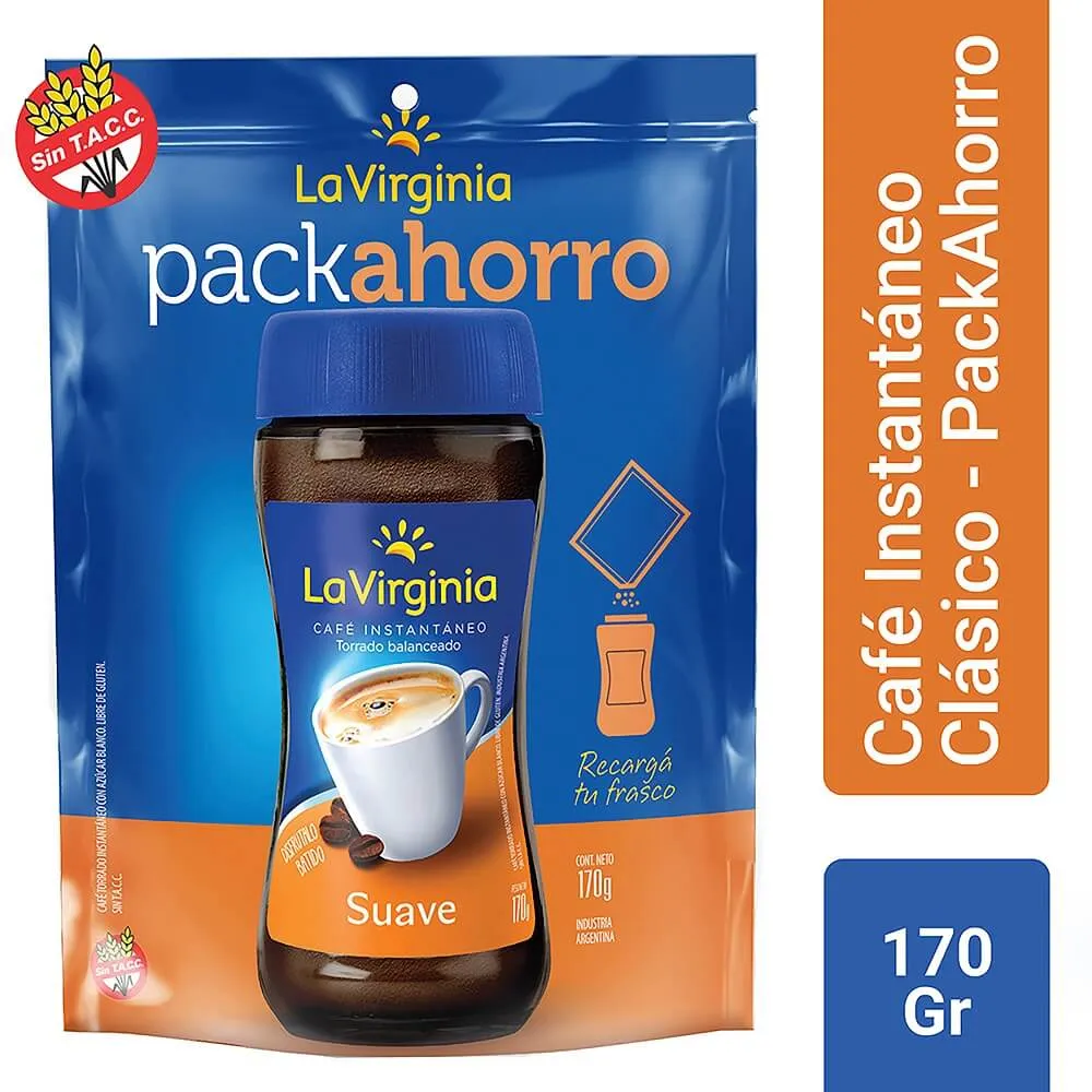 Cafe Suave Pack Ahorro La Virginia 170 g
