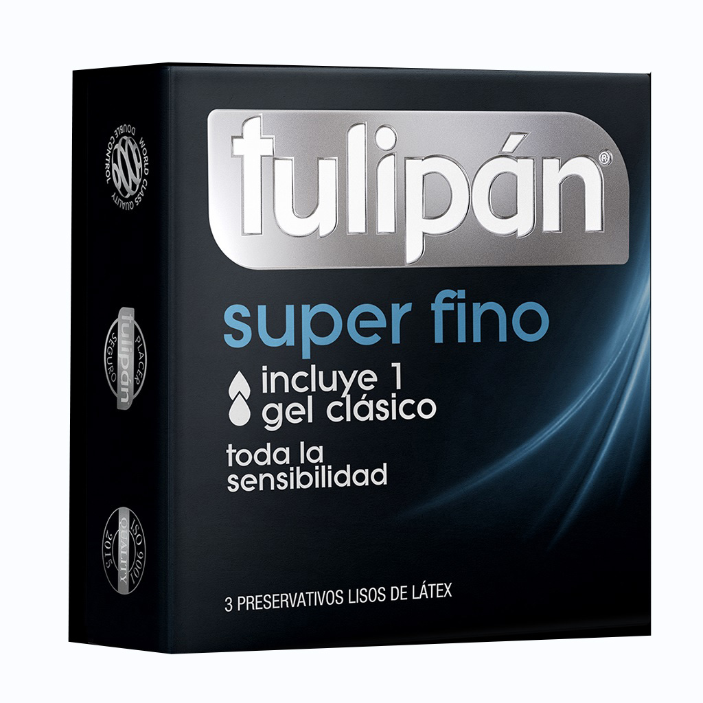 Preservativo Super Fino Tulipan 