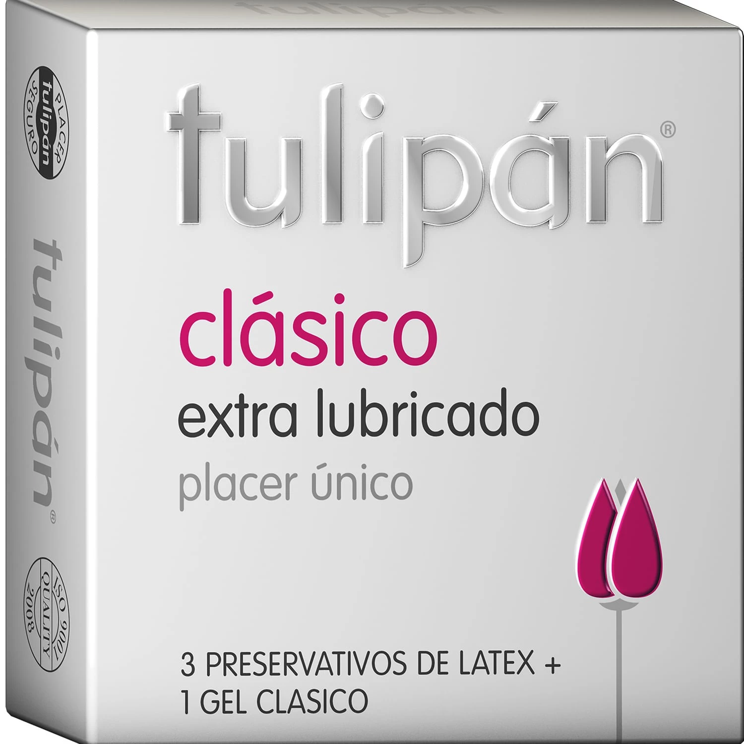Preservativo de Látex Lubricados Clásicos Tulipan