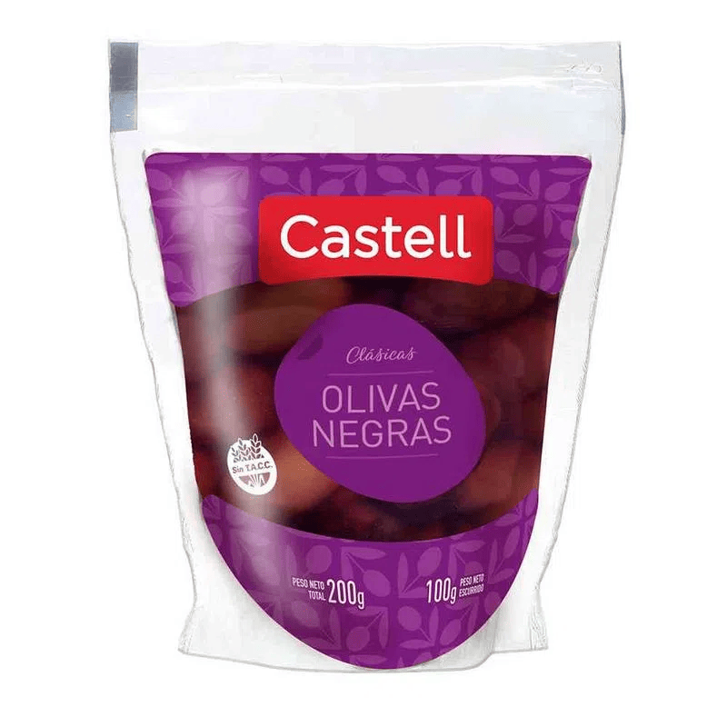 Aceitunas Negras Castell Dp 300 g