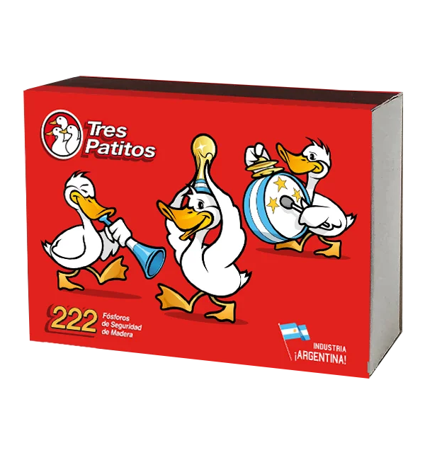 Fósforos Tres Patitos 222u